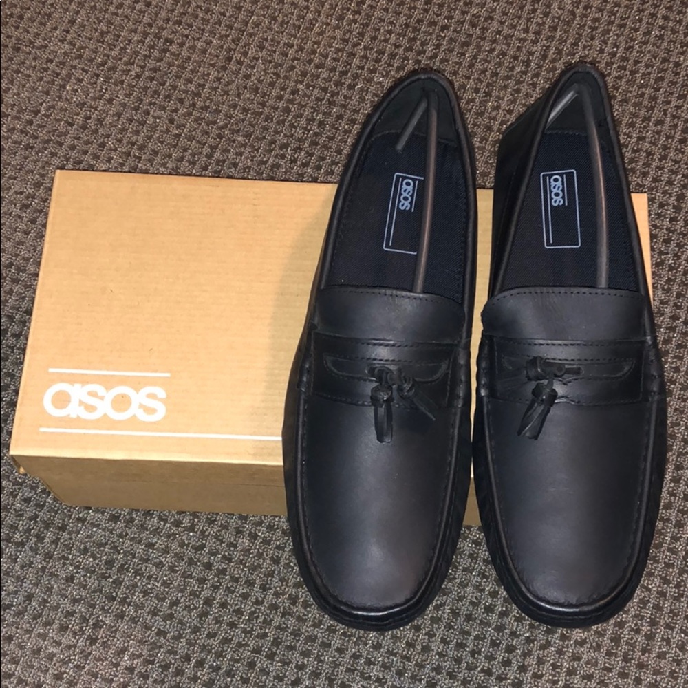 MADDOX 1 ASOS Driving Shoes in Leather